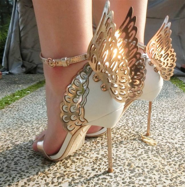 Gloria Gold Wings Sandals (2)