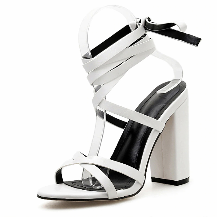 Unice - Square heel strap sandals - The Cadence's