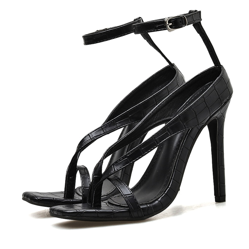 Arielle - Snake strappy sandals - The Cadence's