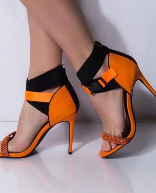 Tess - Neon strap sandals - The Cadence's